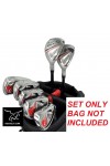 SENIOR MEN'S ALL GRAPHITE FIRELINE EDITION IRONS SET w/4 & 5 HYBRIDS + 6-PW; RIGHT HAND: ALL LENGTHS